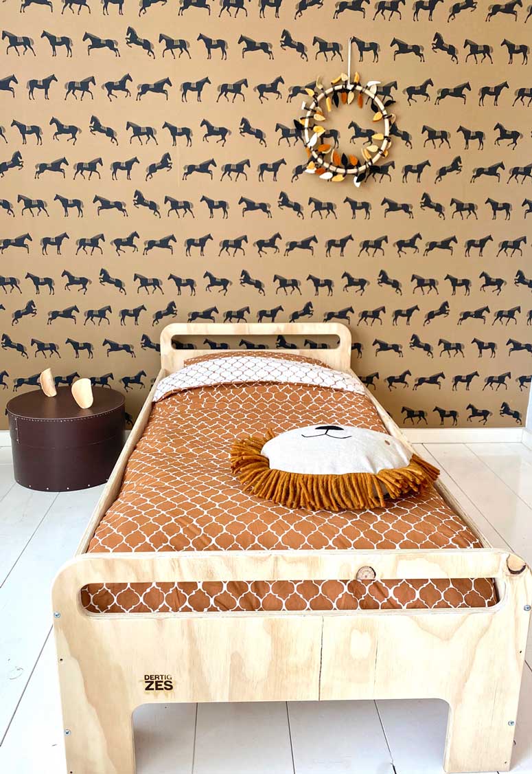 Tuck-Inn dekbedovertrek OUAD Hazel Brown 3 120x150