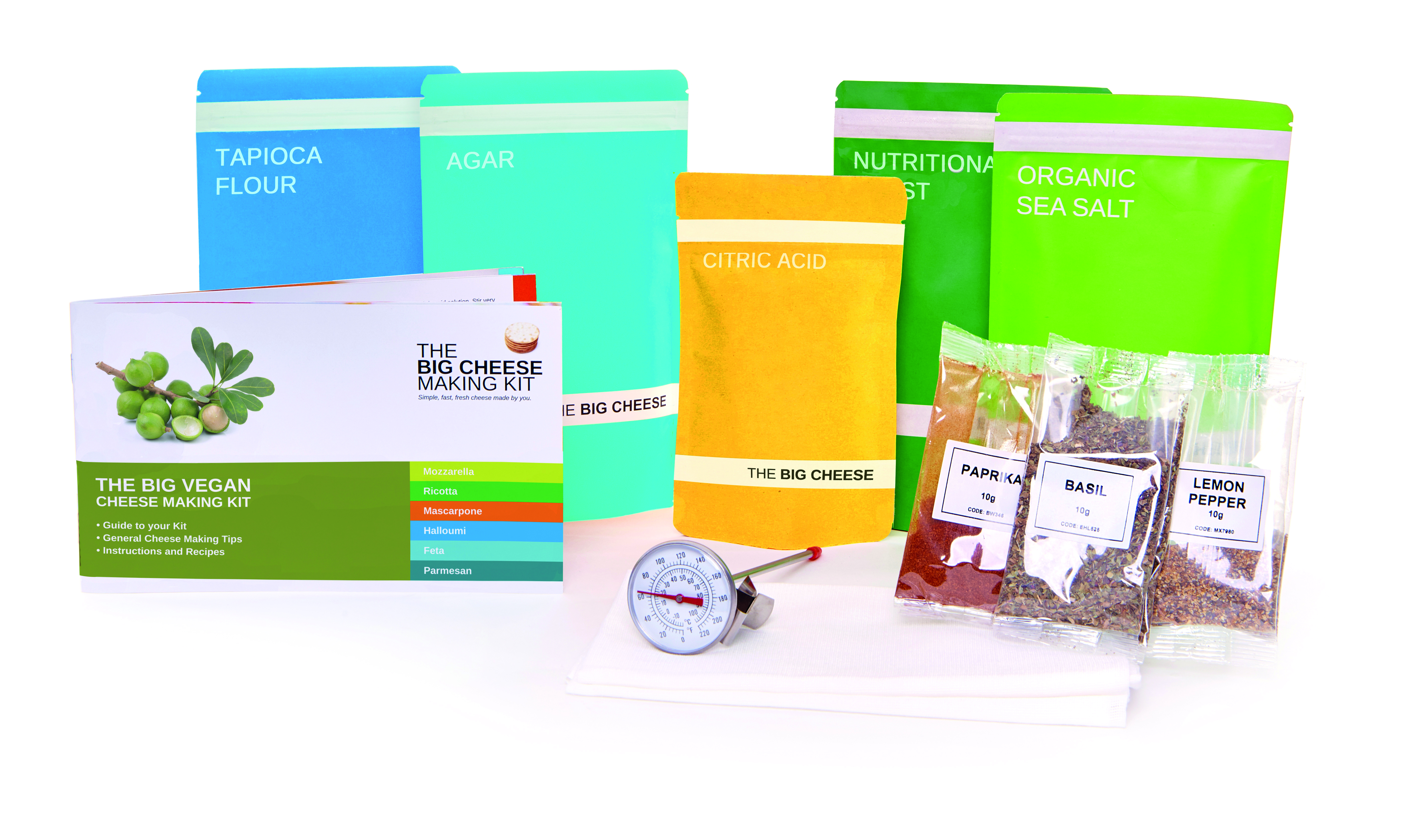 VEGAN CHEESE KIT CONTENTS MODIFIED