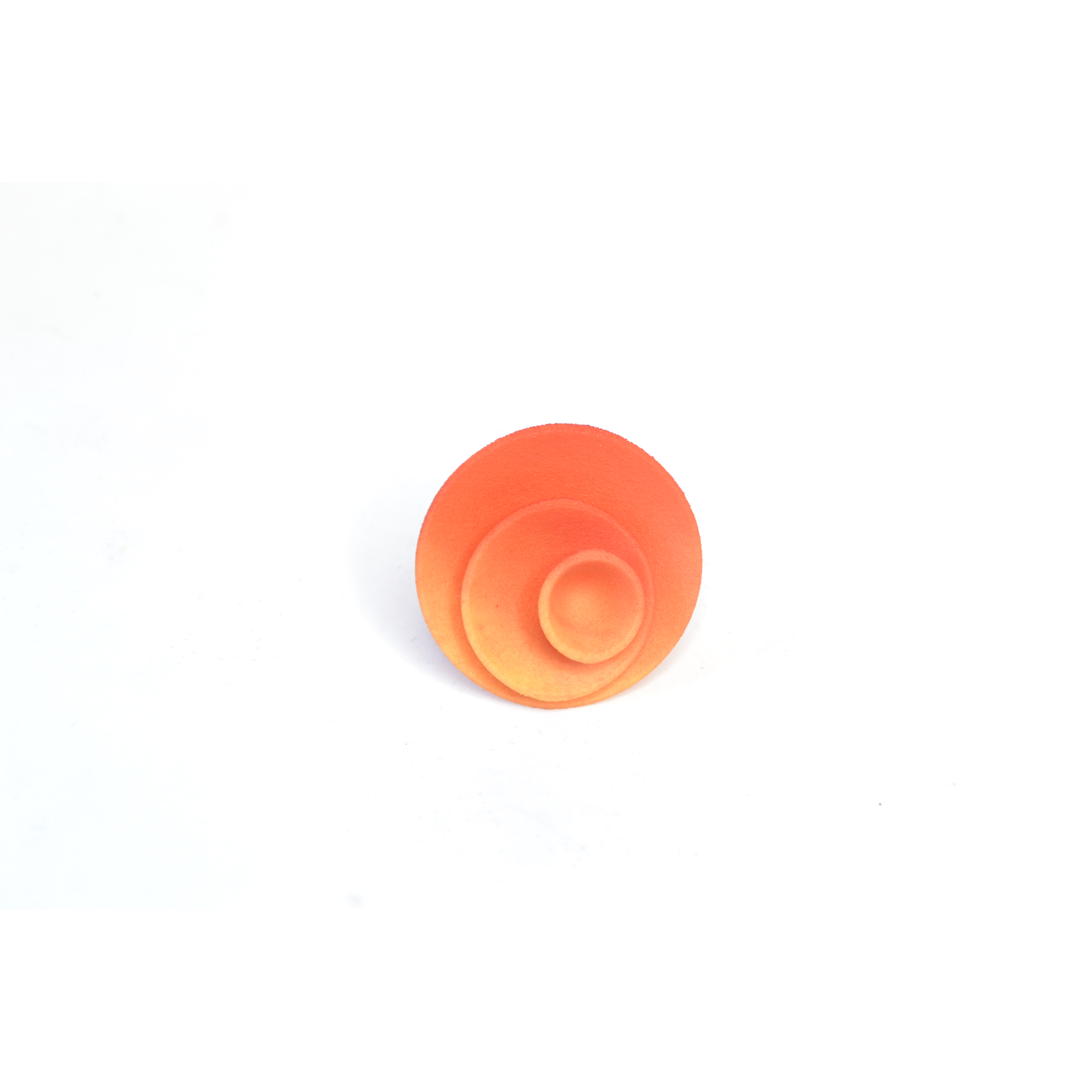 citrus+tangerine round ring front