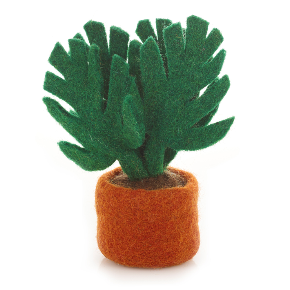 handmade_felt_miniature_plants_monstera_cactus_plant_decoration