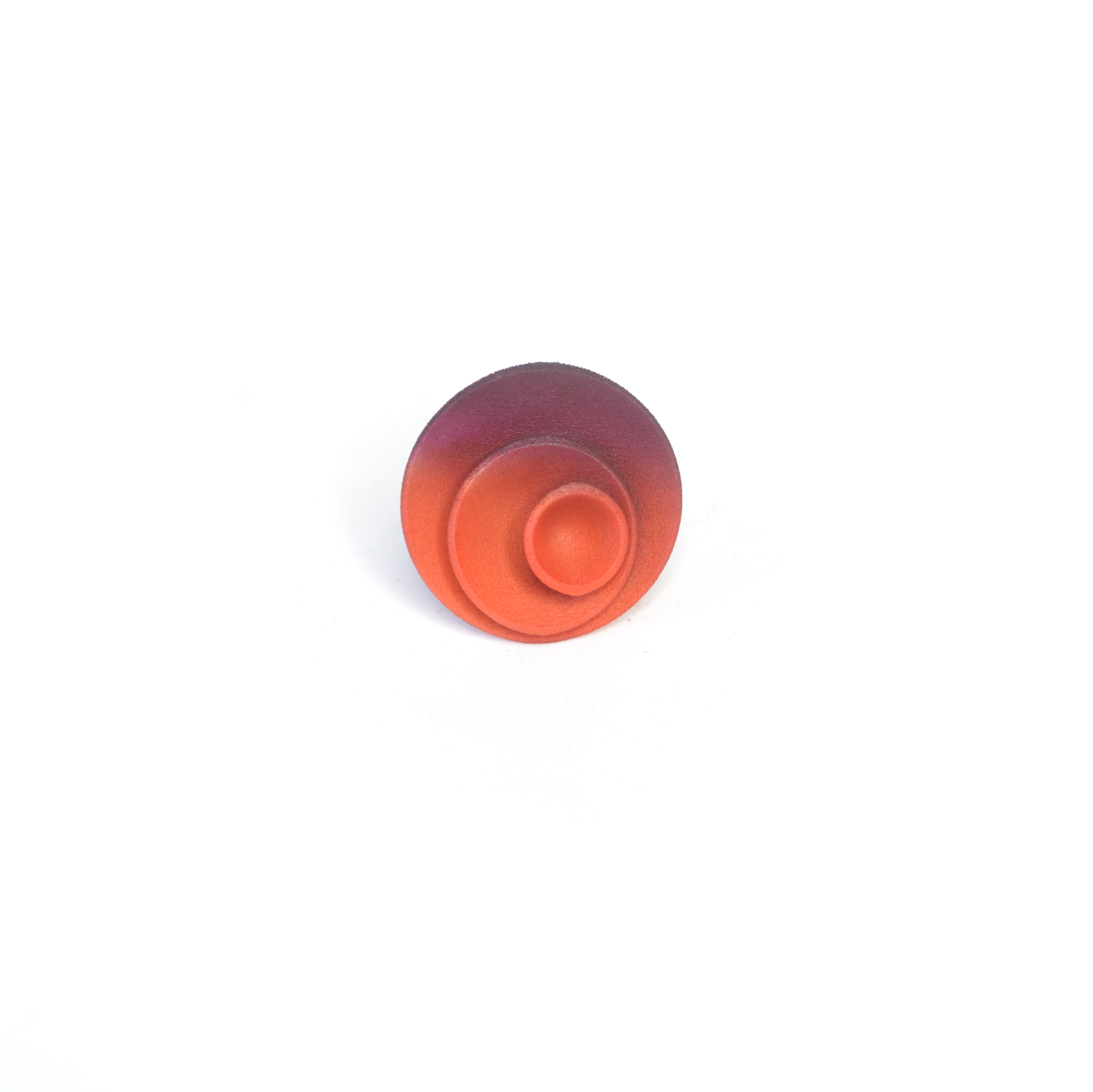 plum +tangerine round ring front