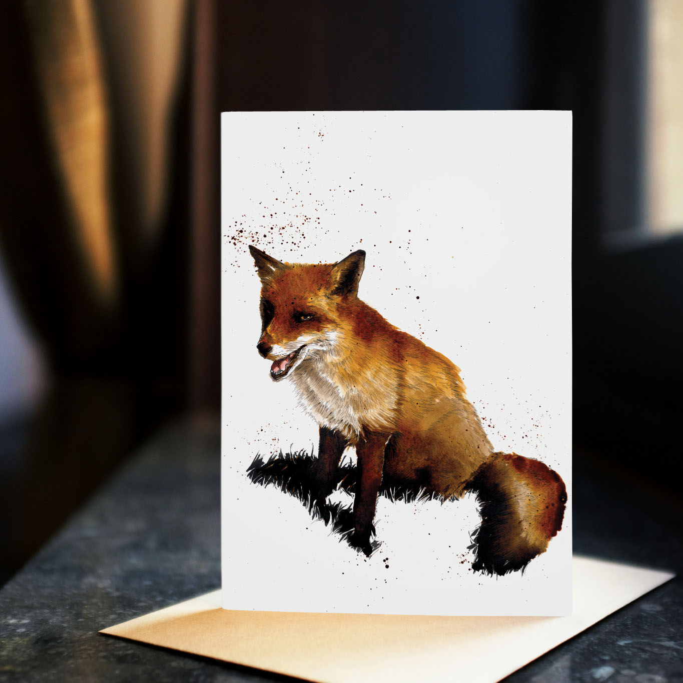 Flo The Fox Art Card