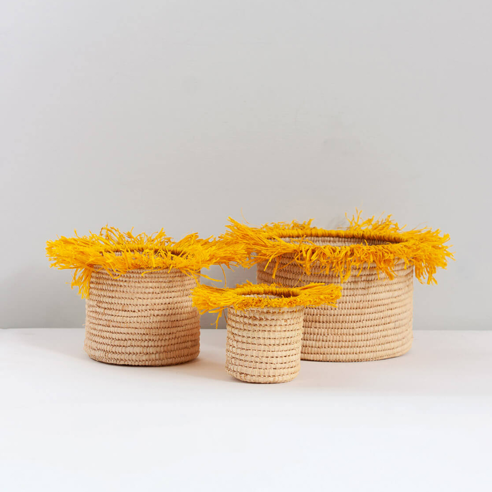 Bohemia_Rafia_Storage_Basket_YellowGroup
