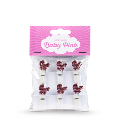 KLKWR6356 Baby Pink Pegs Cardline