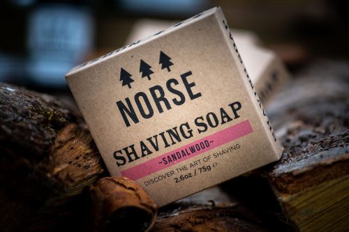 Norse shaving soap sandalwood lifestyle