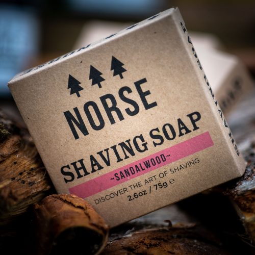 Norse shaving soap sandalwood lifestyle