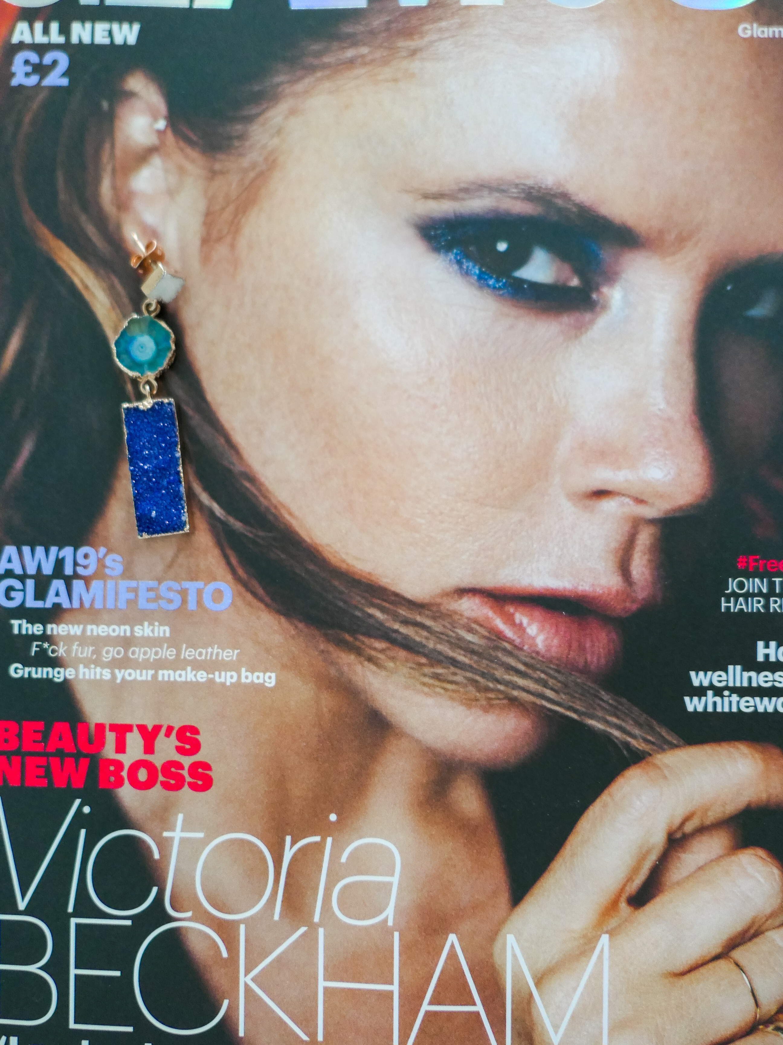 YAA YAA LONDON NAVY BLUE DRUZY EARRINGS SOLAR QUARTZ (5)