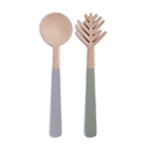 Wooden salad servers