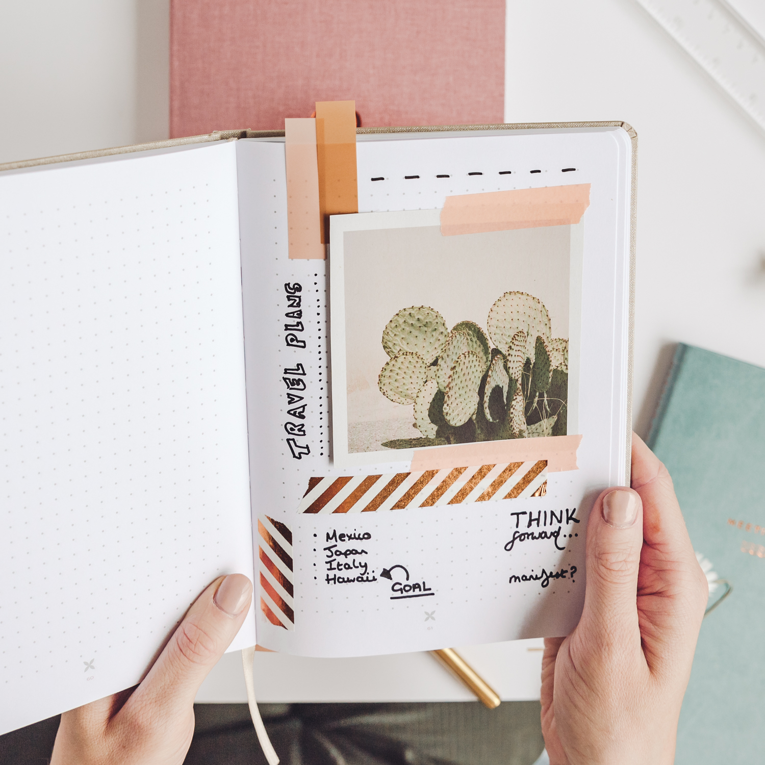 Washi tape in use Picture of washi tape in use