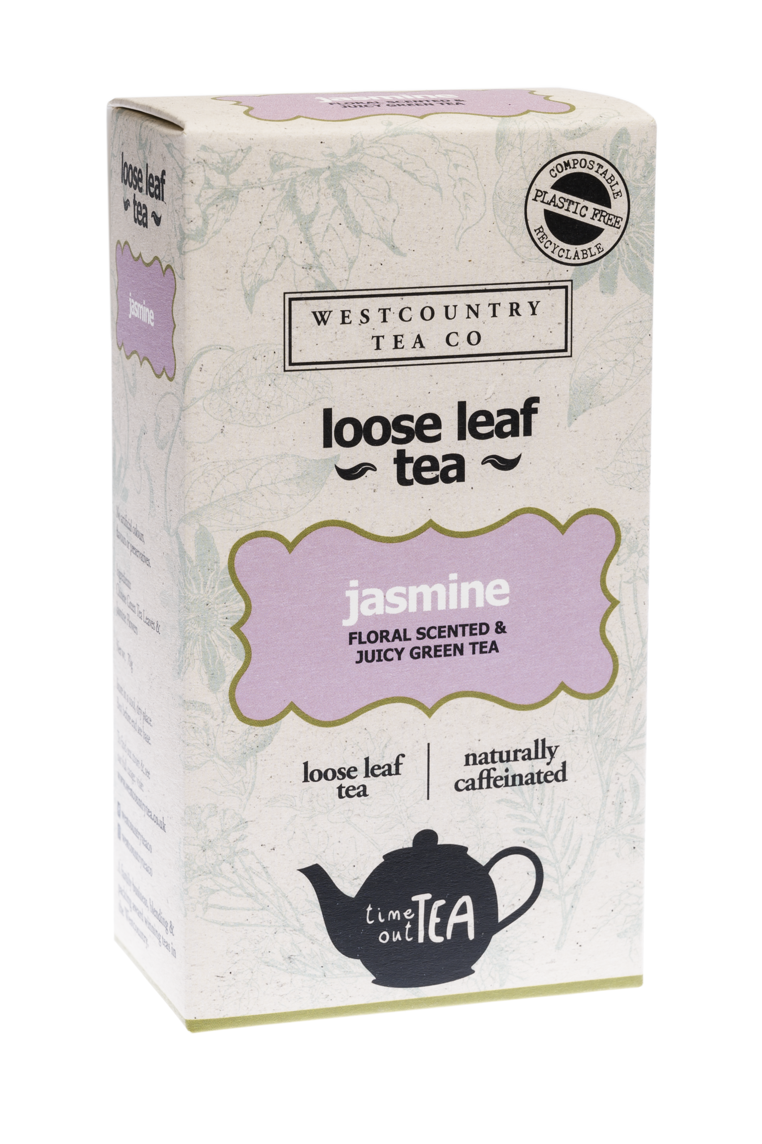 Jasmine Loose Leaf Time Out Tea Westcountry Tea Co. Jasmine Loose Leaf Tea