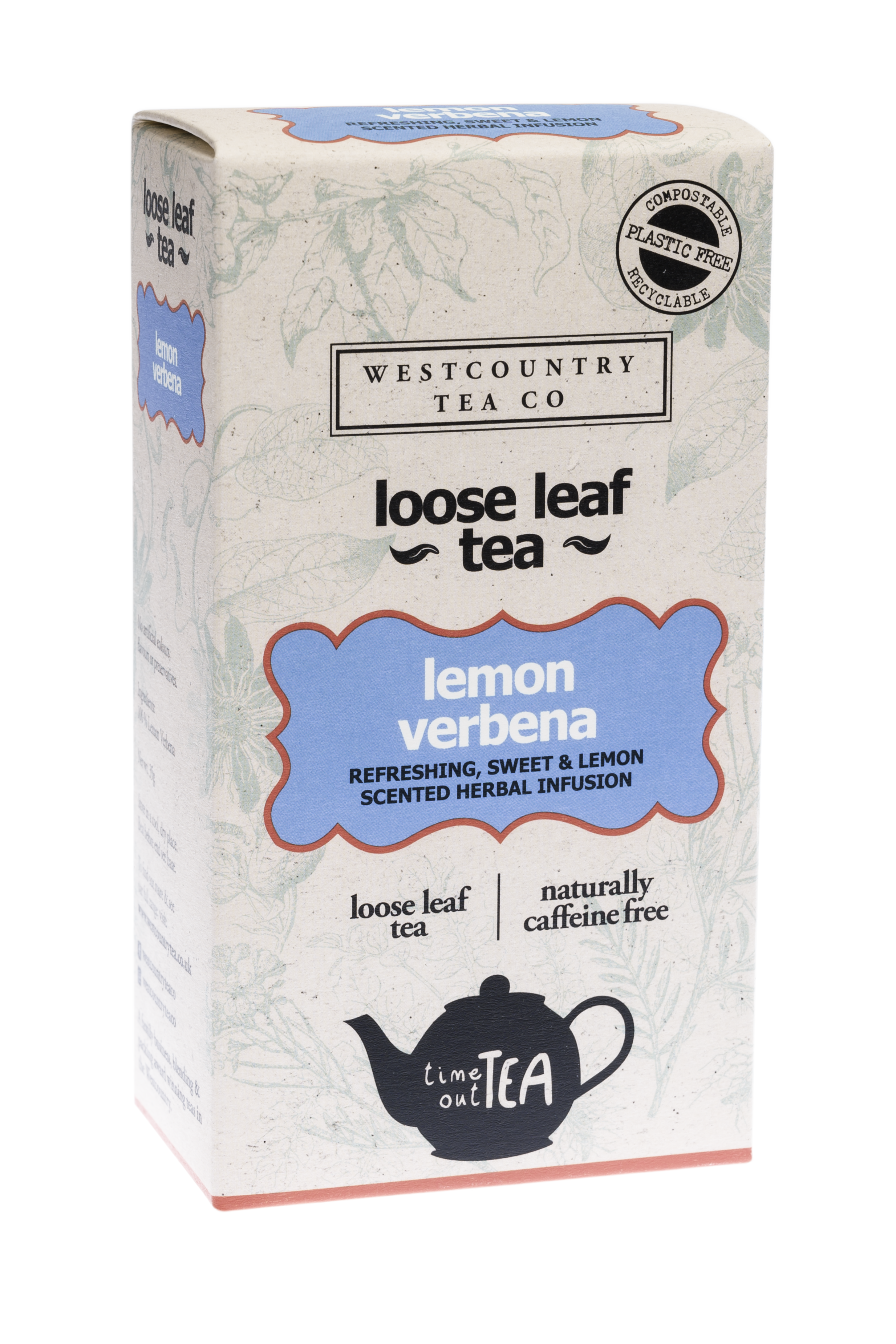 Lemon Verbena Loose Leaf Time Out Tea Westcountry Tea Co. Lemon Verbena Loose Leaf Tea