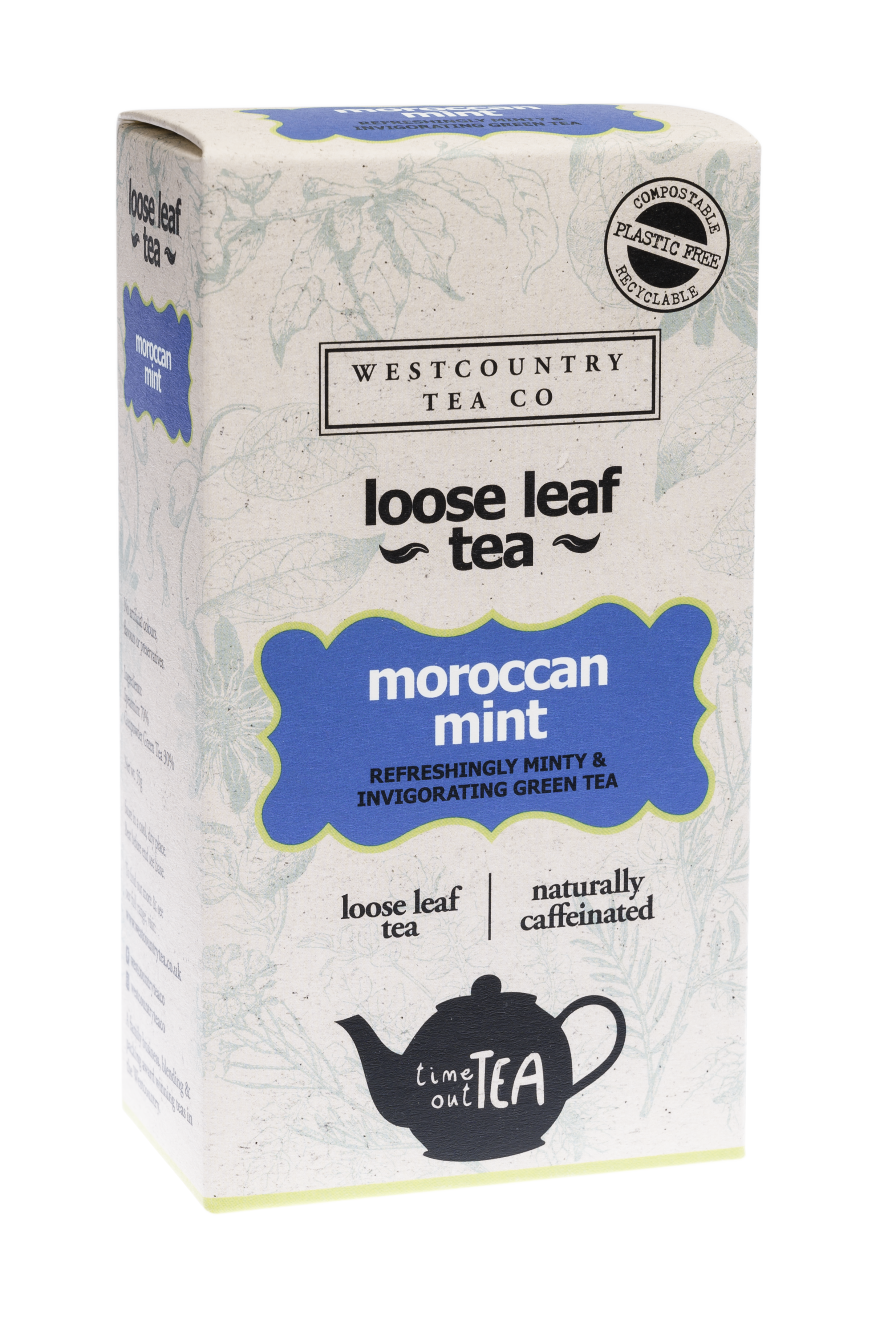 Moroccan Mint Loose Leaf Time Out Tea Westcountry Tea Co. Moroccan Mint Loose Leaf Tea