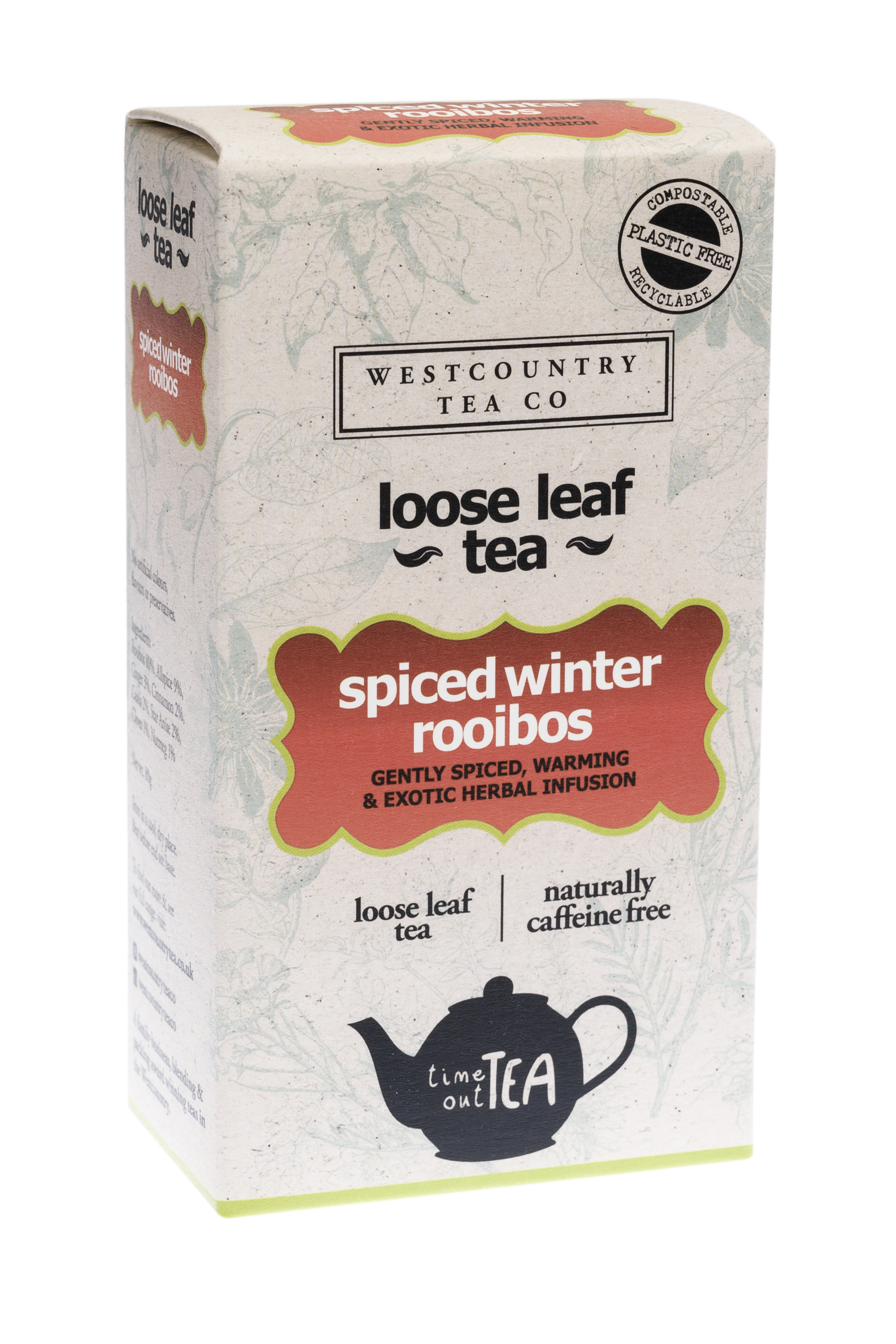Spiced Winter Rooibos Loose Leaf Tea Westcountry Tea Co. Spiced Winter Rooibos Loose Leaf Tea