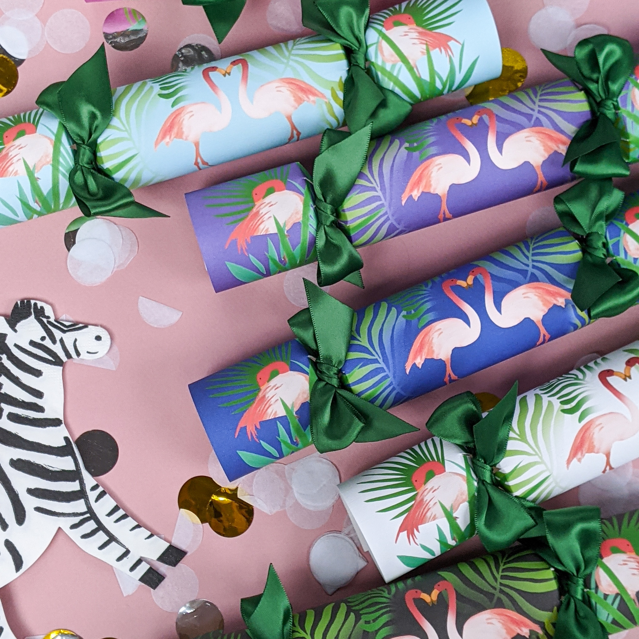 The Handmade Cracker Company Flamingo Crackers (1)