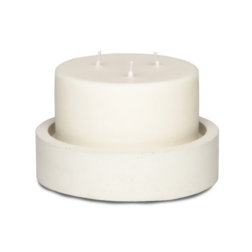 concrete candle plate