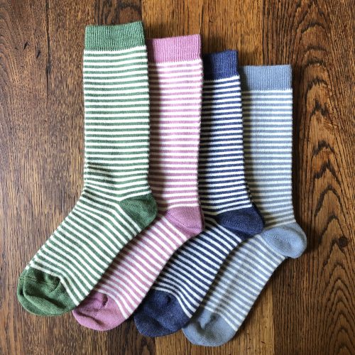 Stripy Alpaca Socks
