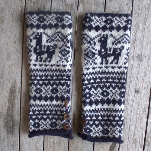 Fair Isle Alpaca Mittens