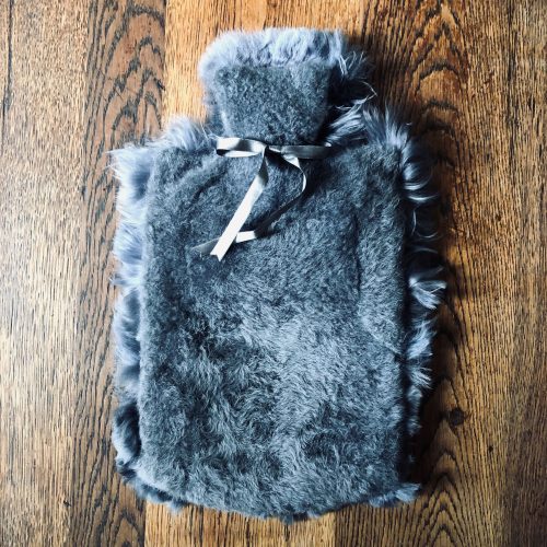 Alpaca Fur Hot Water Bottle