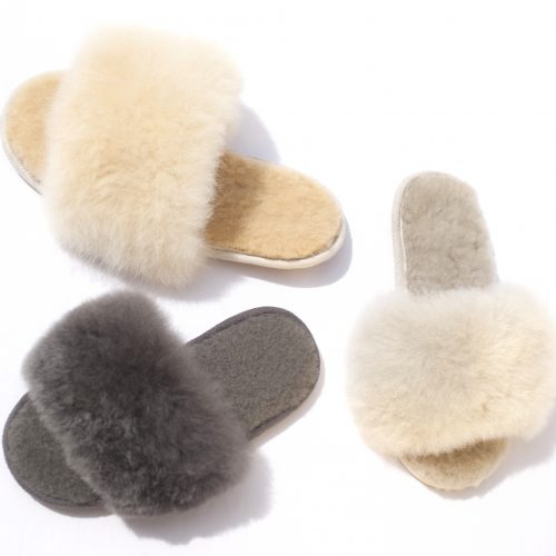 Alpaca Fur Slides