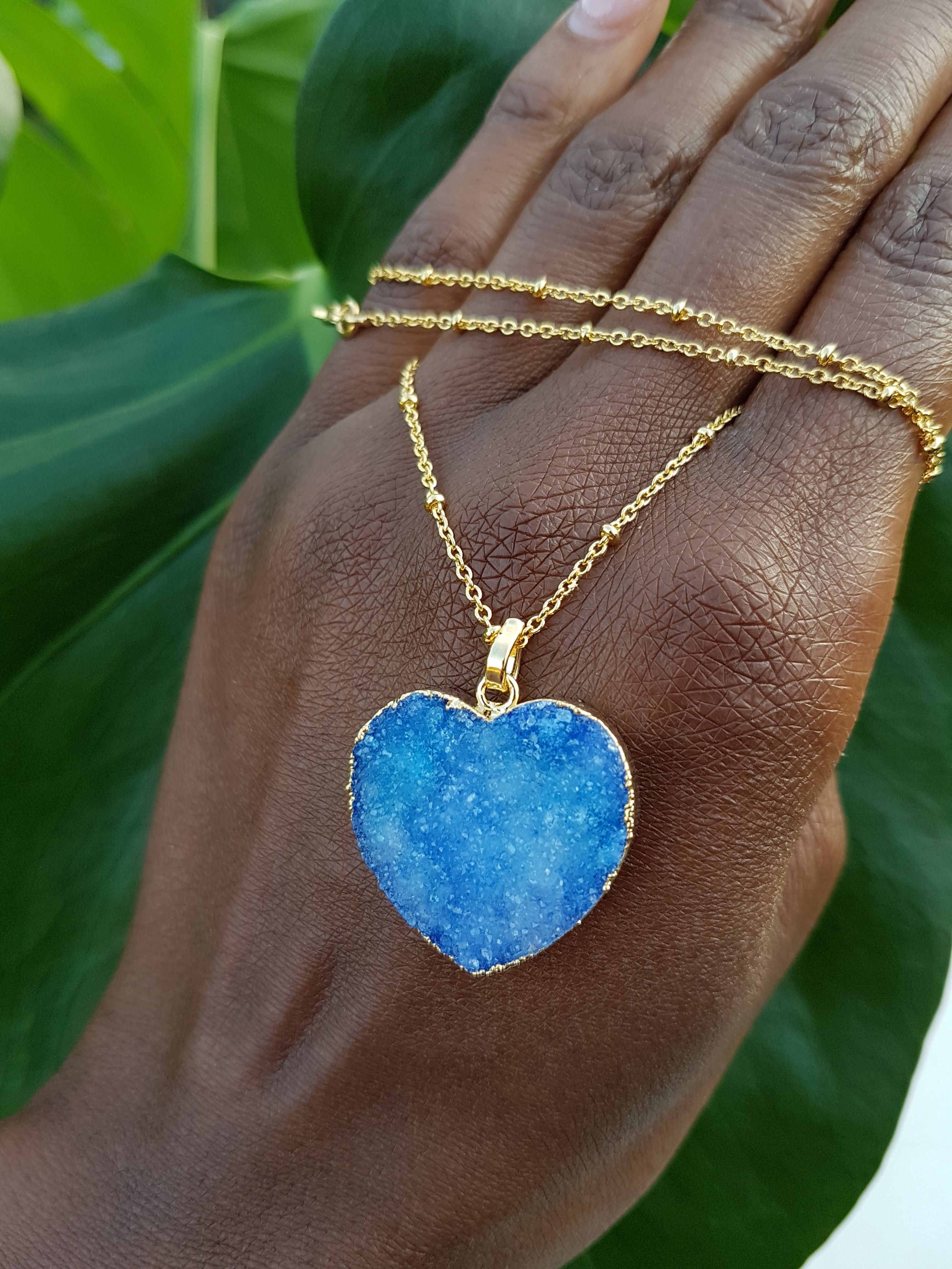 Druzy Heart Necklaces YYL for asos marketplace (2)