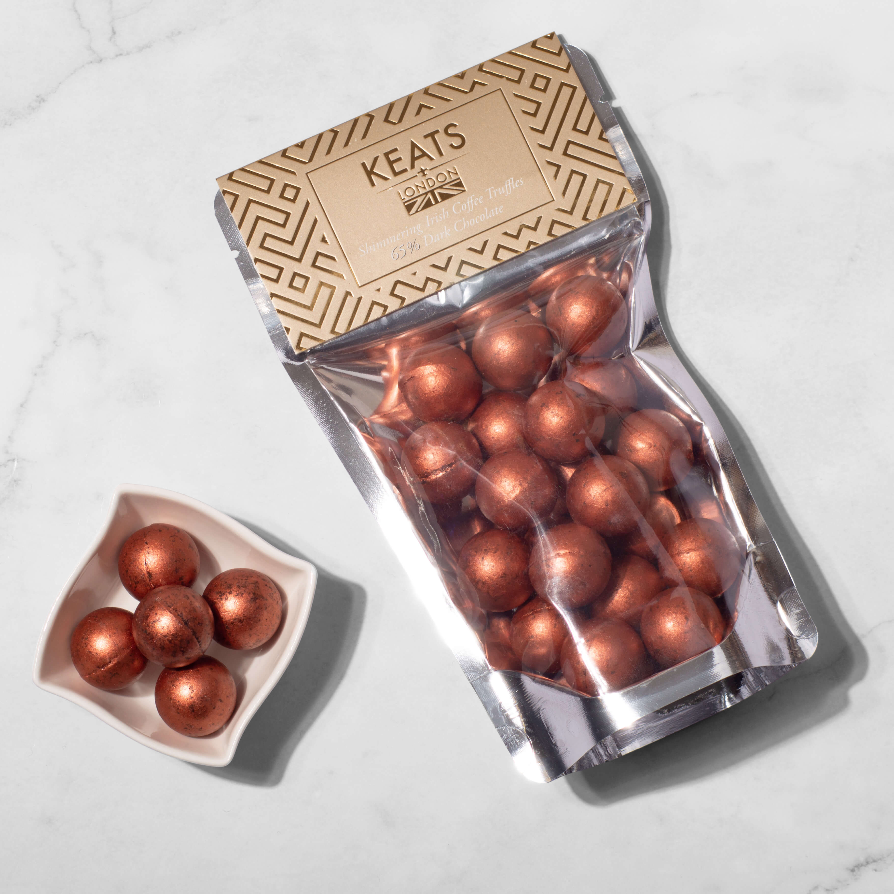 Keats Shimmering Irish Cream Truffles