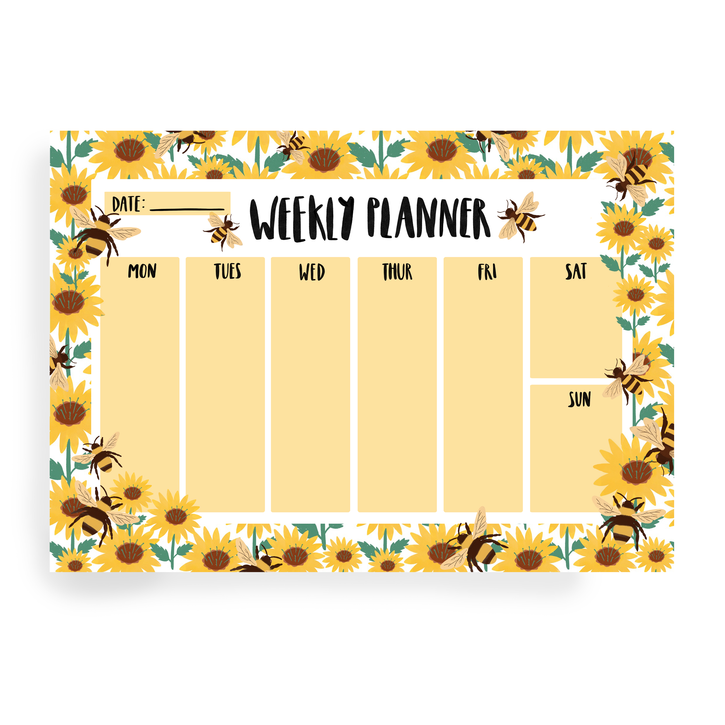 notepad-a4-bee-weekly-square