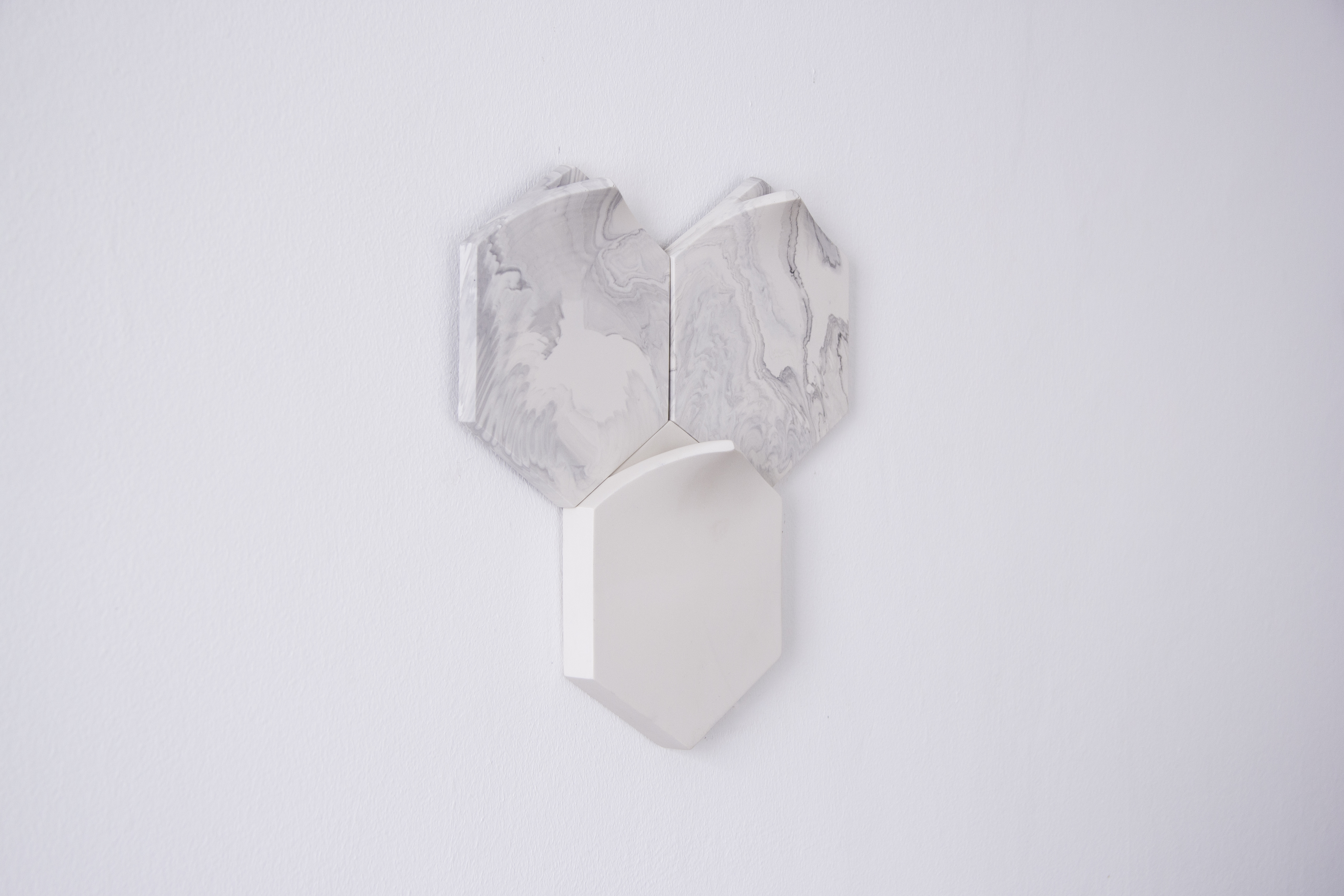 5.Marble tiles+vase_set of 3