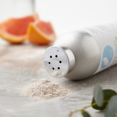 Corinne Taylor 100% natural dry shampoo powder, zero waste, plastic free, cruelty free, essential oils, grapefruit, eco friendly, vegan, organic, eco gifting