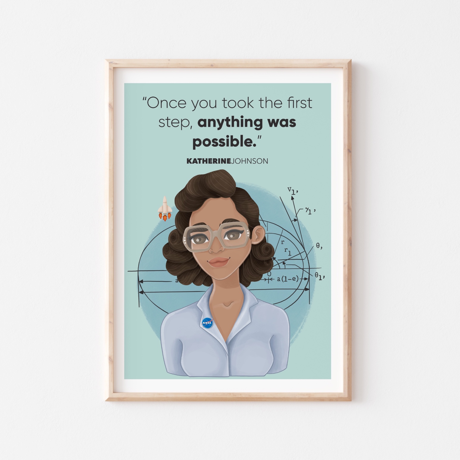 Katharine Johnson Artprint