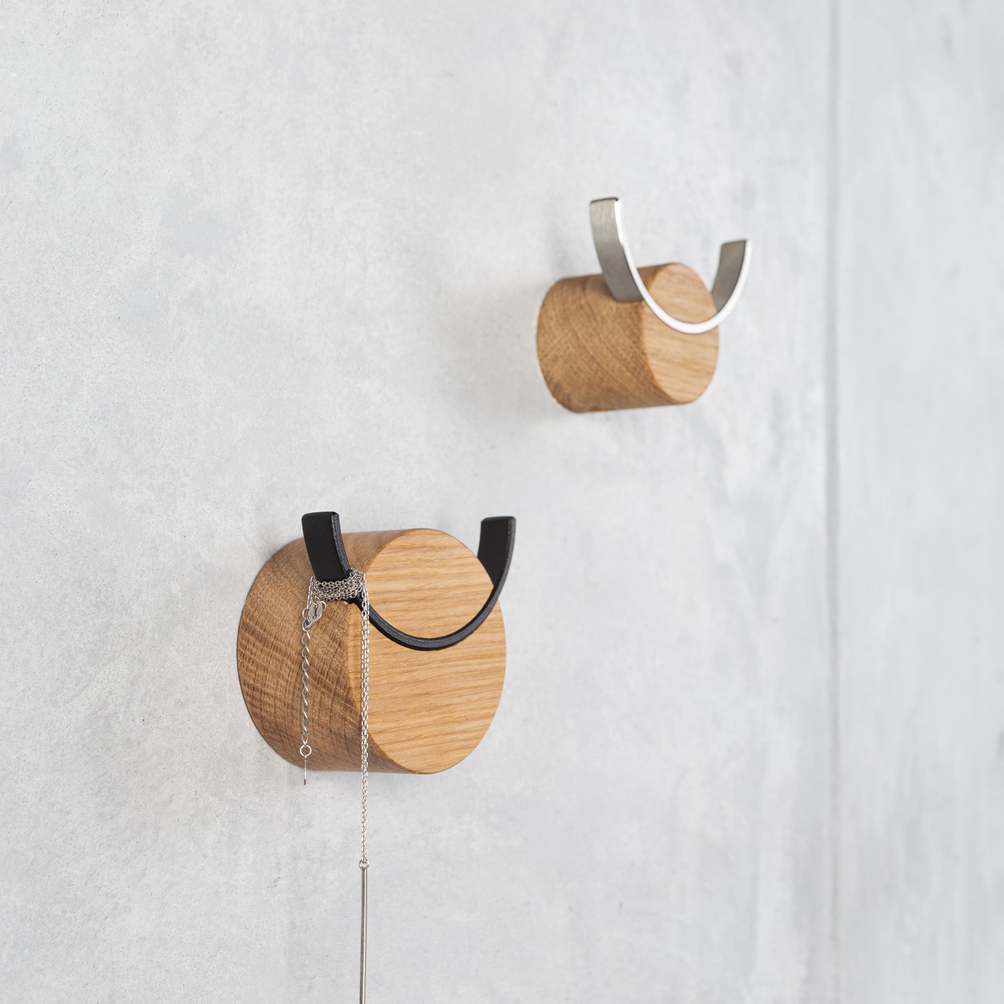 Wall hooks for jewellery L