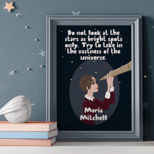 Maria Mitchell Print by Another Wild Story