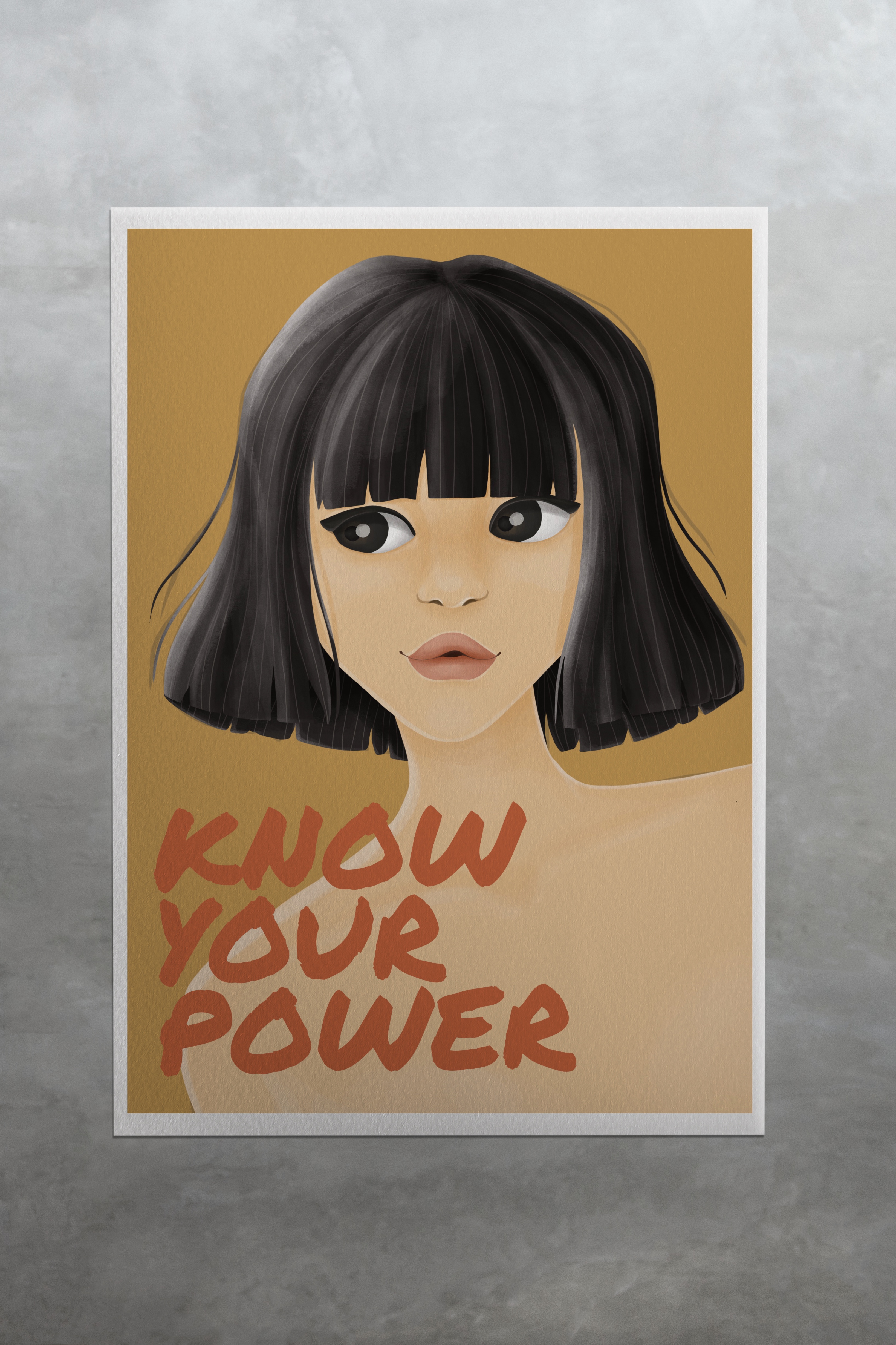 Know your power2 Wall Art by Another Wild Story Know your power2 Wall Art by Another Wild Story