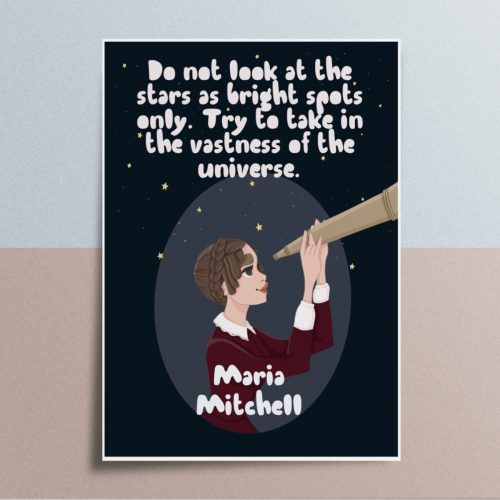 Maria Mitchell Wall Art Print by Another Wild Story