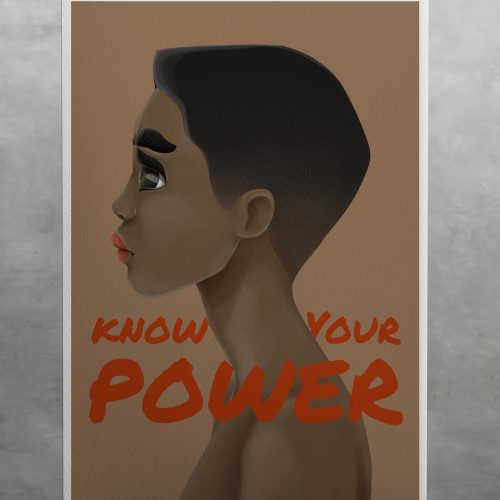 Know your power1 wall Art by Another Wild Story