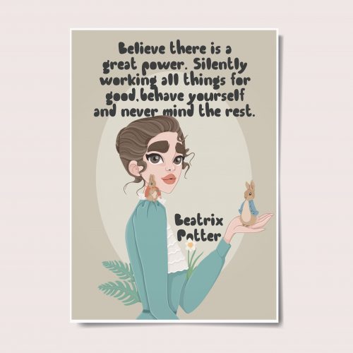 Beatrix Potter Art Print by Another Wild Story