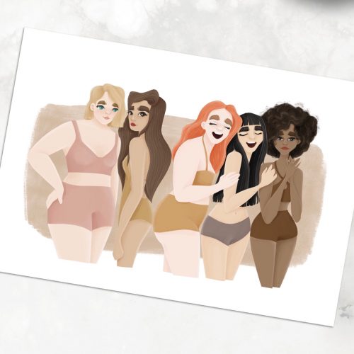 Body Positive Print by Another Wild Story