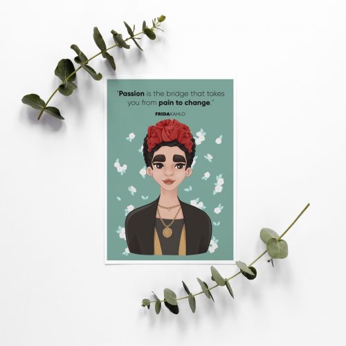 Frida Kahlo Art Print by Another Wild Story