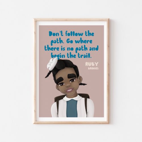 Ruby Bridges Wall Art by Another Wild Story