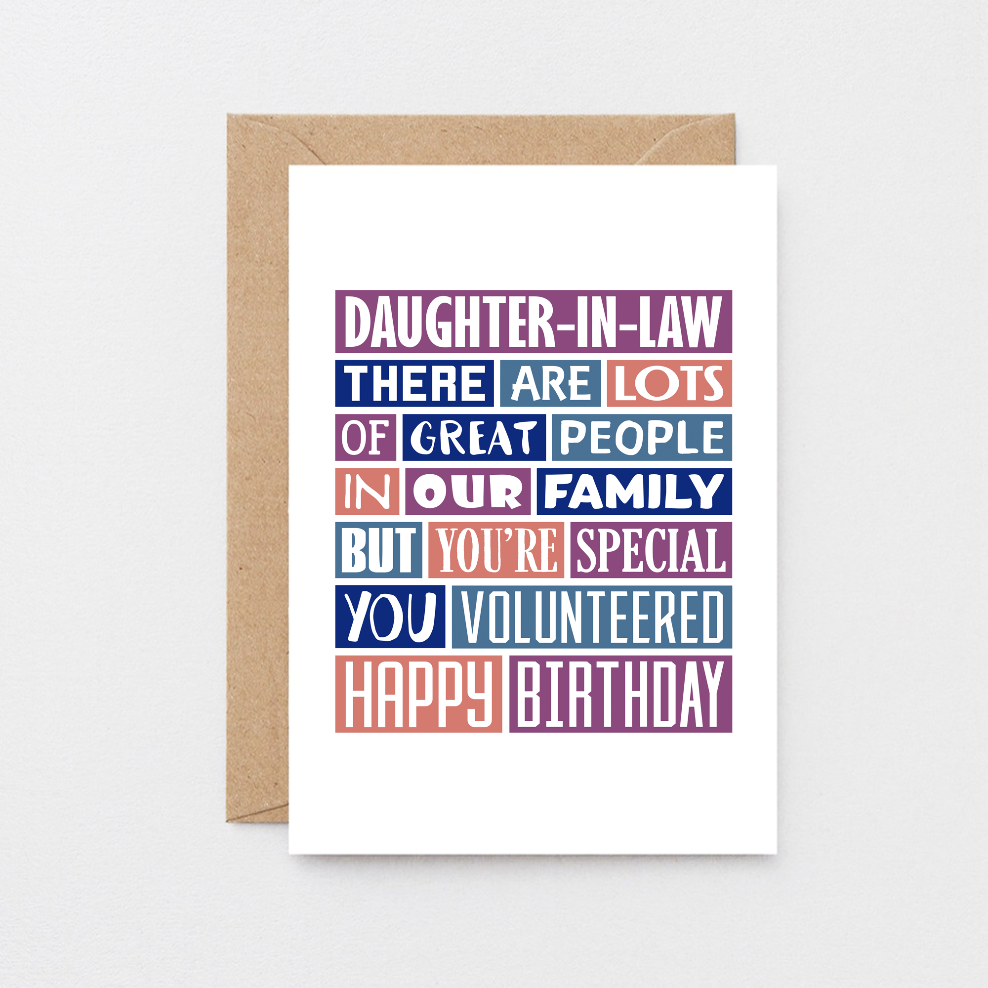 SixElevenCreations-Daughter-In-Law Card-SE0343A6-Kraft