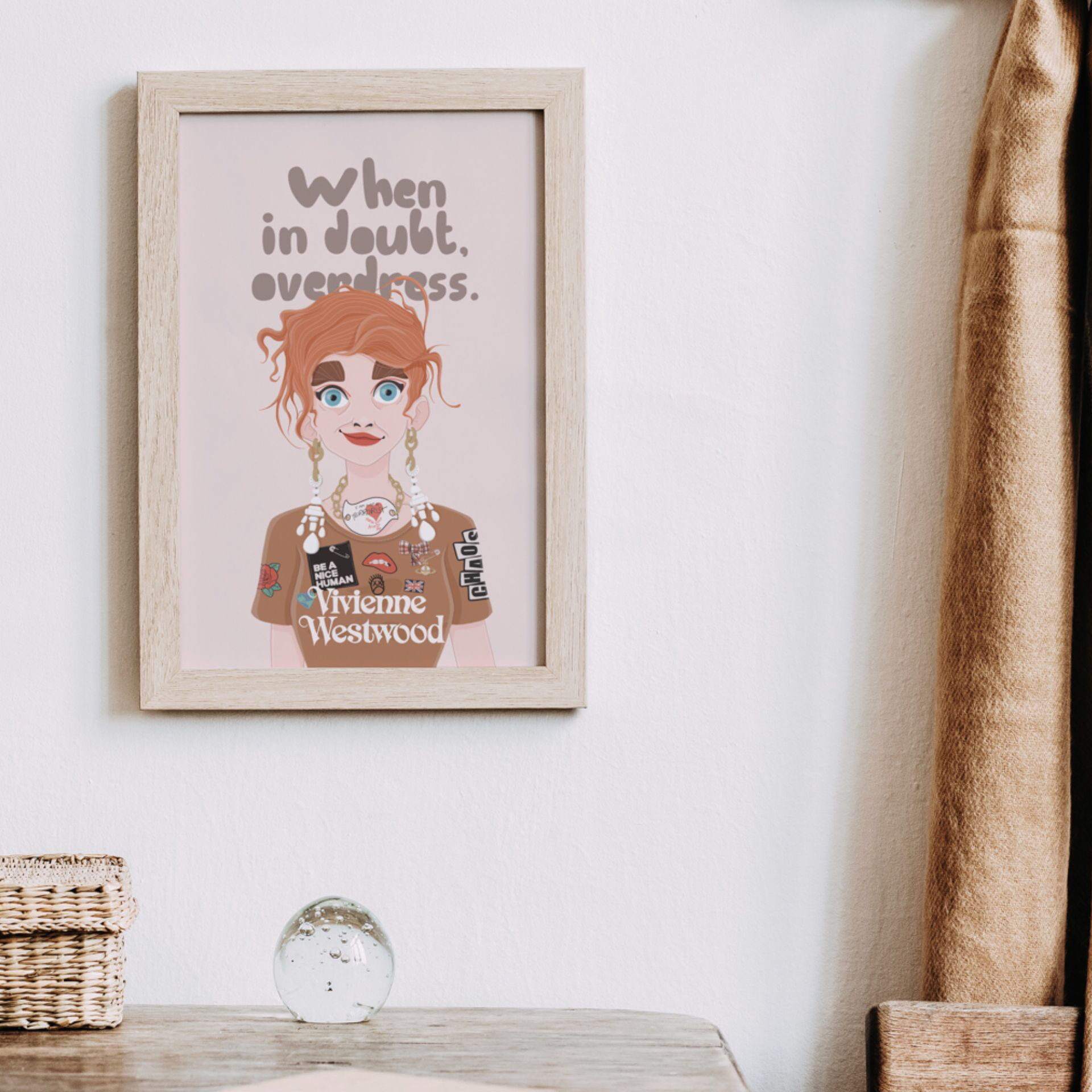 Vivienne Westwood Art Print by Another Wild Story Vivienne Westwood Art Print by Another Wild Story