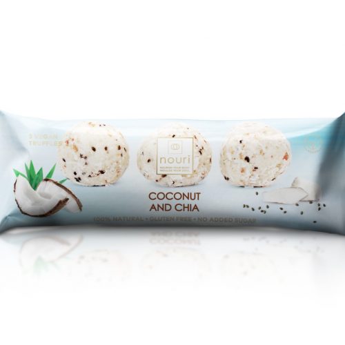 3 Coconut and Chia truffles