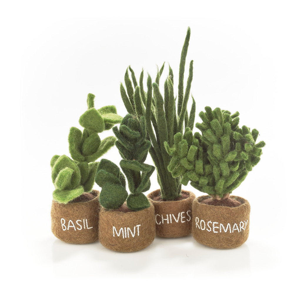 Handmade_Felt_Herbs_Standing_Decoration_Group