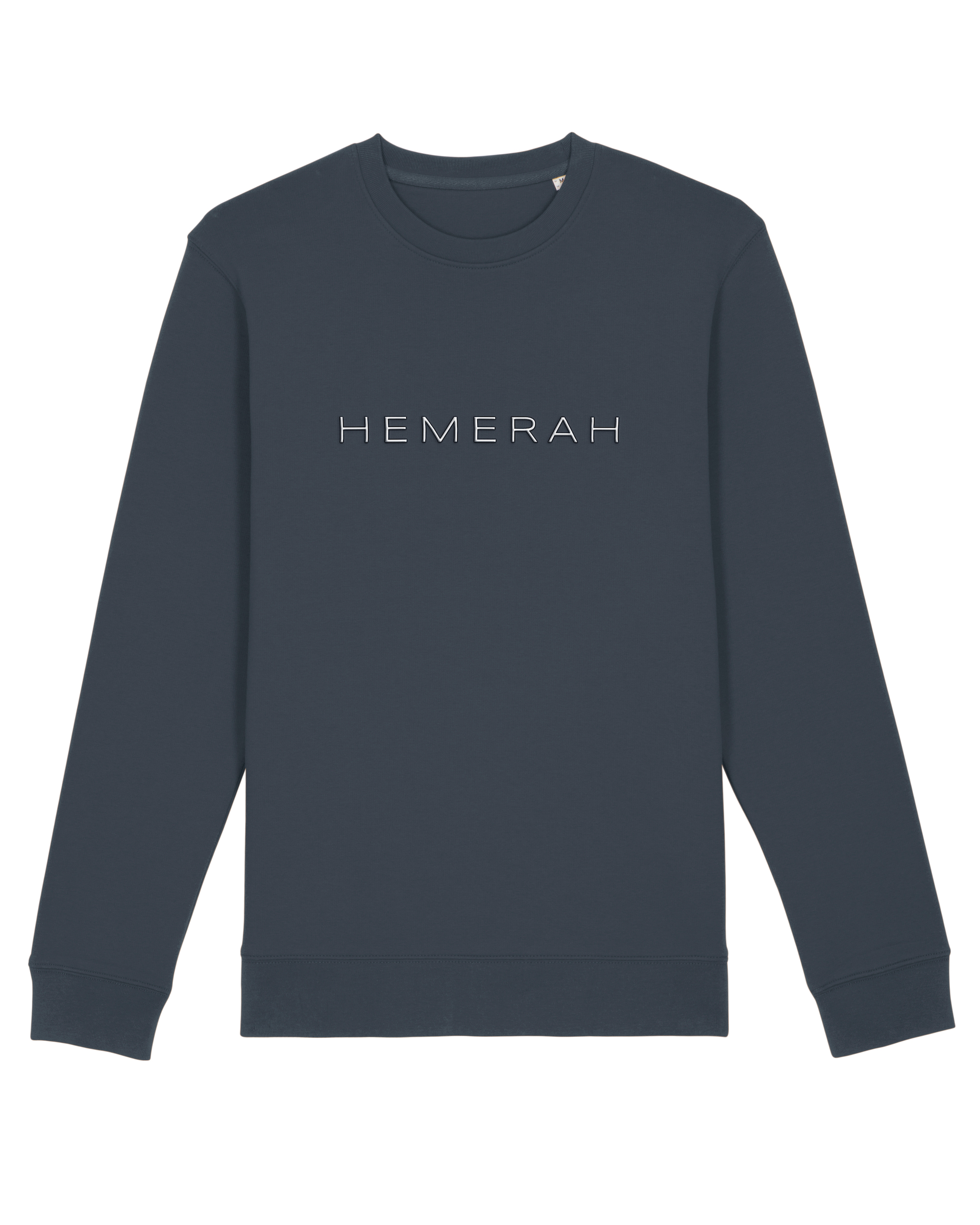Hemerah_Sustainable_Sweatshirt_India_Ink_Grey_Packshot_Front_Main_0