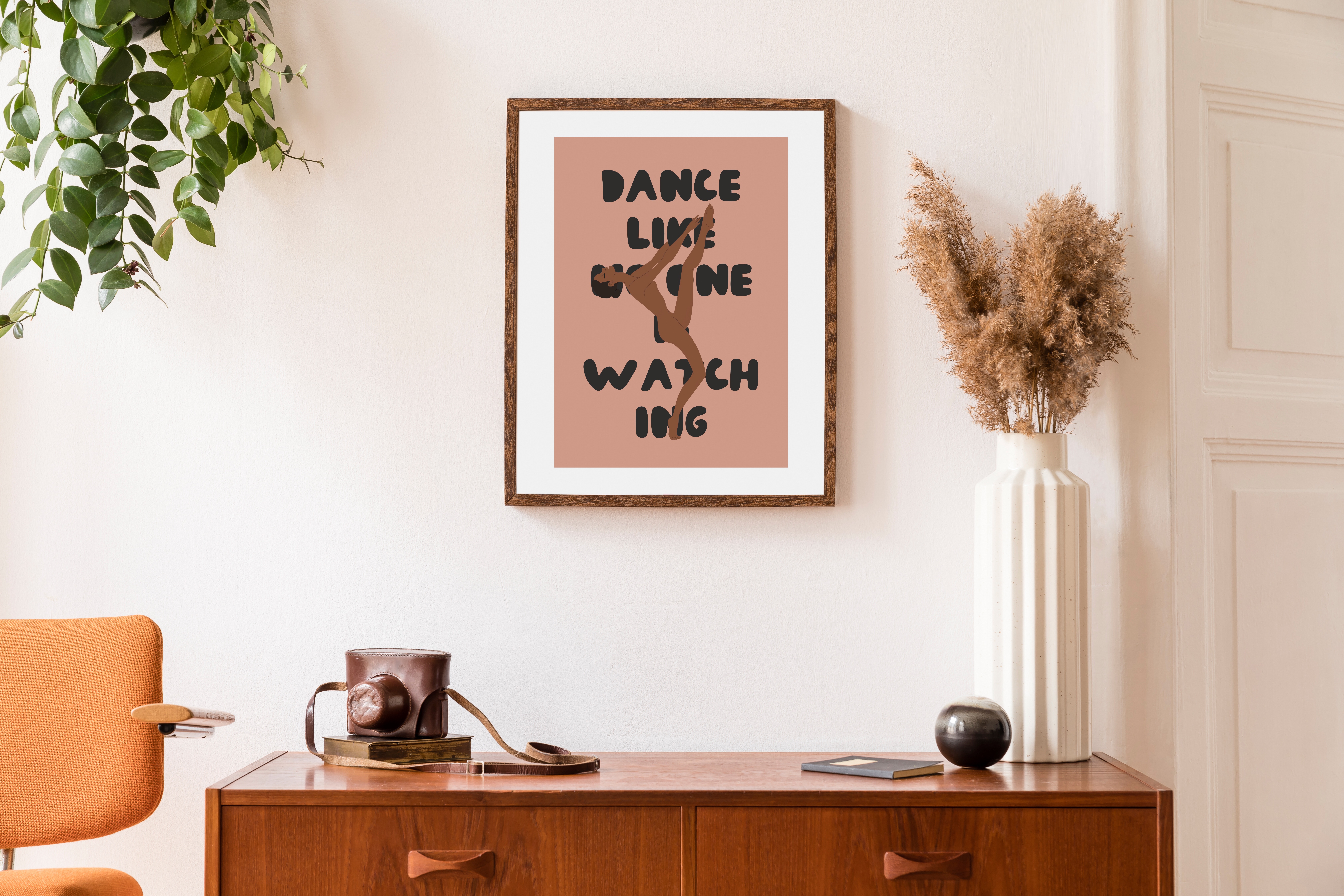 Dance Like no one is watching diversity wall decoration