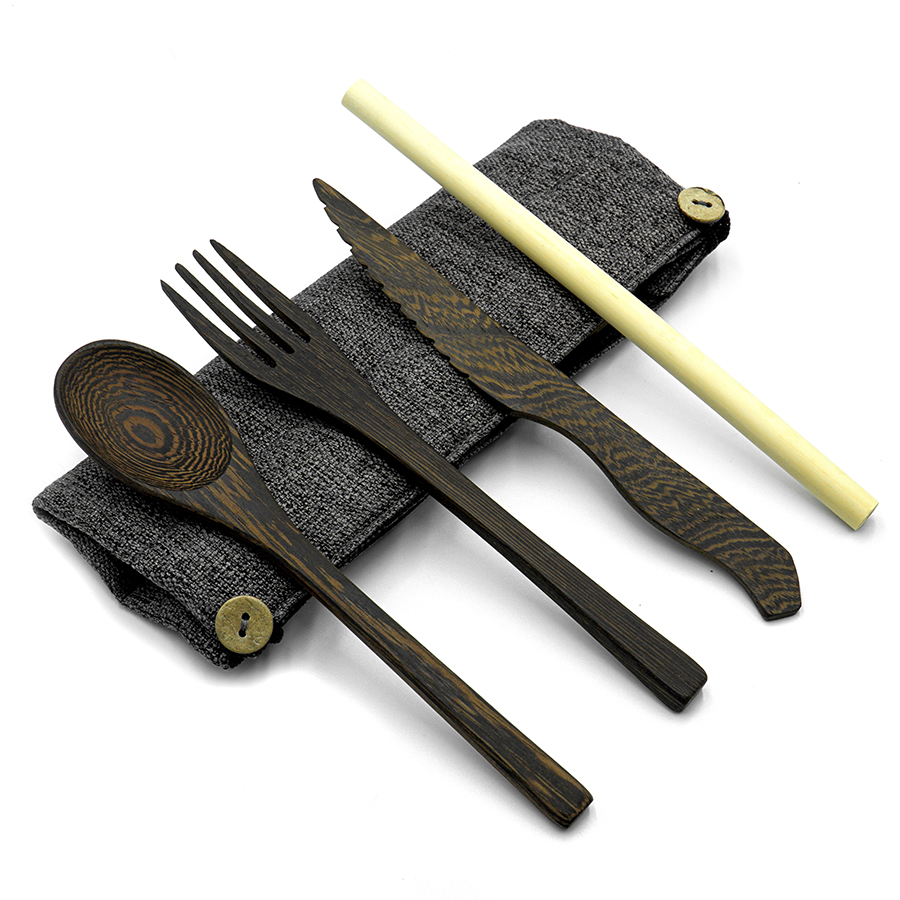 LOE-SS-B089M4PLJQ Portable Cutlery Set reusable travel cutlery