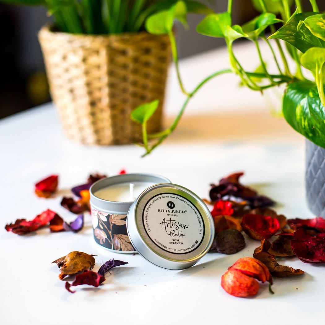 Rose Geranium Small Candle - LS1 Cropped