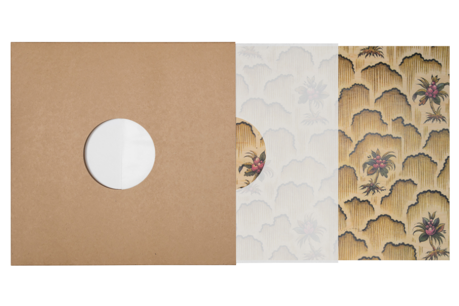 pochette motif floral