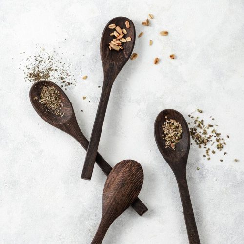 wooden eco spoons