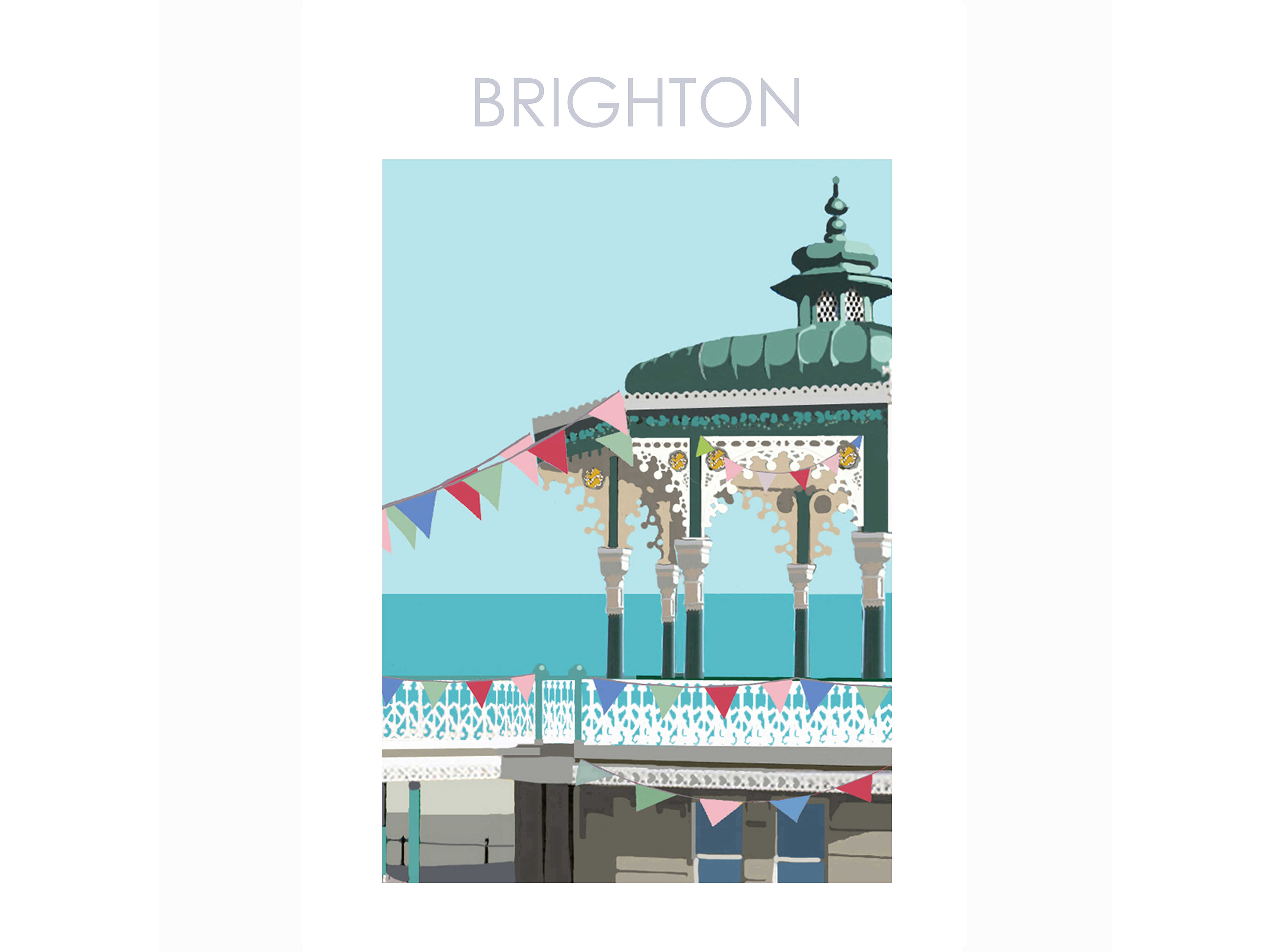 BRIGHTON BANDSTAND Print noths copy