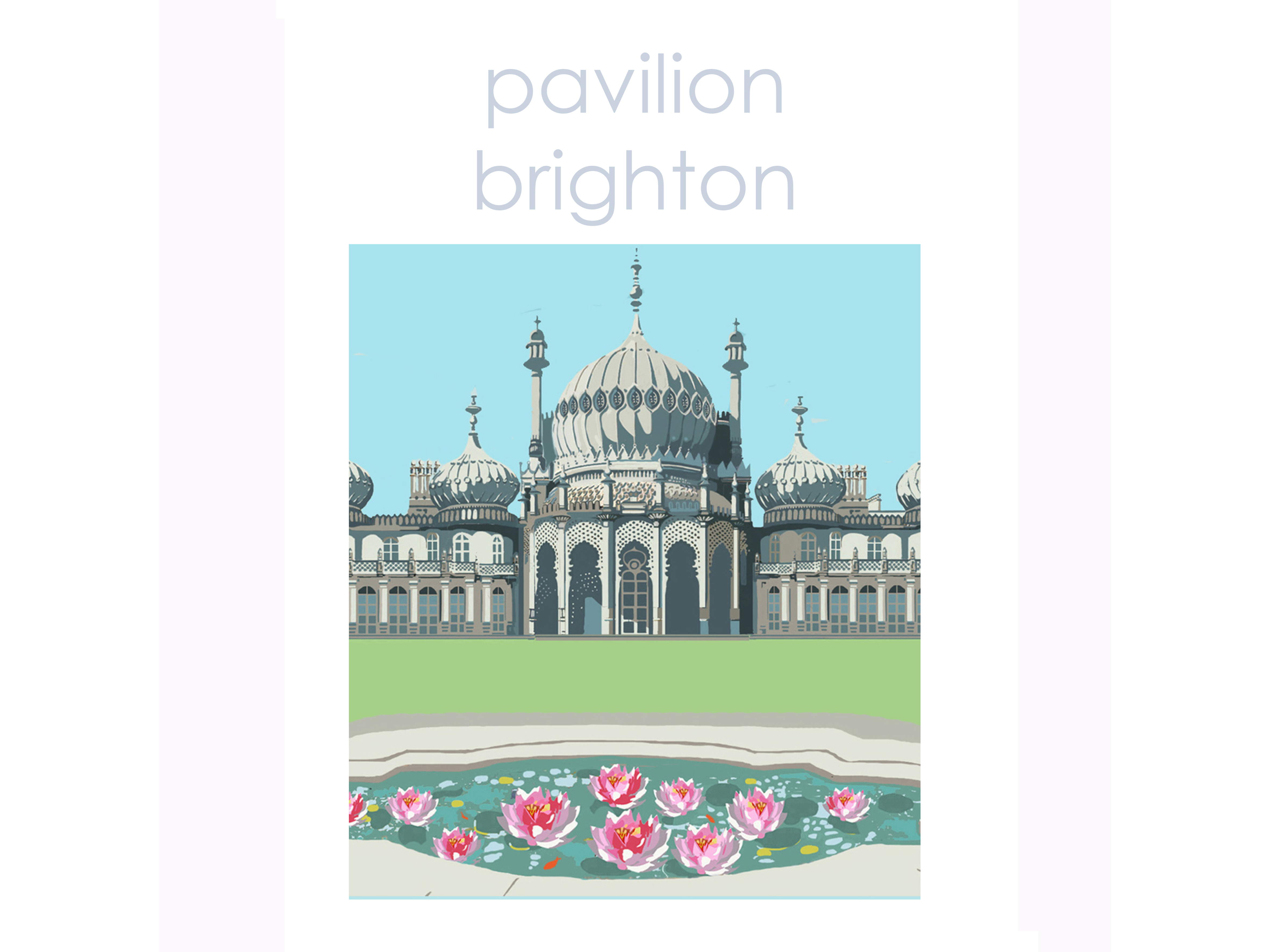BRIGHTON PAVILION Print noths copy